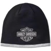 Harley-davidson Beanie Bar & Shield Juodas, juoda