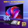 Hdmi 2.1 kabelis 8k 48gbps 1m - 8k@60hz, 4k@120hz, Earc, Hdr