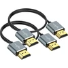 Hdmi kabelis 7.5m, 2 vnt., plonas, 4k@60hz, 18gbps