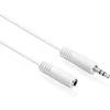 Hdsupply Ac016-100 audio stereo ilgintuvas, 3,5 mm kištukas į 3,5 mm lizdą, itin plonas dizainas, 10,0 m, baltas