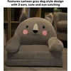Headerbs vaikiška sofa, kėdutė mažyliams, animacinių filmų stiliaus, universali, tvirtas atlošas televizoriaus žiūrėjimui (2 sluoksniai)