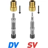 Henmi dviračio ventilio adapteris su sandarinimo žiedu, dv sv į av, adapteris prancūziškam ventiliui, dviračio ventilio adapteris į automobilio ventilį, sclaverand dunlop ventilis į schrader ventilio adapterį, dviračio ventilio adapteris