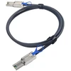 H!fiber.com išorinis Sas kabelis, 4 kanalų mini Sas (sff-8088) į mini Sas (sff-8088), 6 Gbps, 2 metrų (6.6 pėdos)
