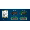 Highzer0 Electronics Be200 Wifi 7 kortelė | M.2 Pcie Wifi kortelė | Tri-band 2.4/5/6 Ghz | Iki 5.8 Gbps | Žaidimų Wifi kortelė kompiuteriui | Palaiko Bluetooth 5.4 ir Intel kompiuterius su Windows 10/11 | Be200ngw