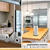 Rankšluostis Hikitchen® plieno virtuvinio popieriaus laikiklis su bambuko pagrindu - virtuvinio popieriaus laikiklis (juodas)