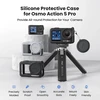 Honbobo apsauginis silikoninis dėklas, skirtas dji osmo action 5 pro, priedas, apsauginis dėklas osmo action 5 pro objektyvo dangtelis, kaklo dirželis