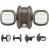 Honwell Led lauko apsaugos apšvietimas, vandeniui atsparus Ip65 belaidis apsaugos šviestuvas, 600 liumenų, judesio jutiklis, lauko baterija, lauko prožektorius, sieninis šviestuvas, apsaugos šviestuvas sodui, bronzinis