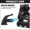 Hovceh inline stabdžiai, 4 vnt. universalūs inline stabdžiai, inline stabdžių galinis stabdiklis, stabdžių kaladėlė pagaminta iš tpr, skirta inline riedučiams raven profession, cande, advance