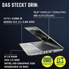 Hp Elitebook 820 G3 (12.5 colio) - Intel Core i5 (6-os kartos), 250gb Ssd, 8gb Ram, 1366x768, internetinė kamera, Win10 Prof. - Subnotebook (atnaujintas)
