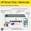 Hp Smart Tank 5105 daugiafunkcis spausdintuvas, spalvotas, skirtas namams ir namų biurui, kopijavimas, belaidis, didelės talpos spausdintuvo talpykla, spausdinimas iš išmaniojo telefono arba planšetinio kompiuterio, skenavimas į pdf