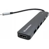 Hub 7in1 adapteris Usb-c / Hdmi 4k / Usb 3.0 / Sd Pd