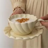 Huiyiwert keramikinis espresso puodelis su lėkštele mielas kavos puodelis 250 ml kapučino puodelio rinkinys kavos servisas latte puodelis mocha puodelis dovana moterims mergaitėms mamai draugei kolegei (smėlio spalvos)