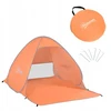 Husky Outsunny Paplūdimio palapinė Pop Up, idealiai tinka stovyklavimui, oranžinė