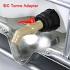 Ibc išleidimo čiaupas ibc talpos priedai 1 colio išleidimo čiaupas ibc vandens talpos priedai adapteris rutulinis išleidimo vožtuvas s60 x 6 ibc konteinerių priedai ibc lietaus vandens talpai (dn40 / 50) (27 mm)