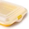 Ibili - sumuštinių, sūrio, dešrelių laikiklis, 14.5 x 3.6 cm, be Bpa plastiko, daugkartinis, geltonas