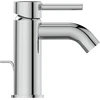 Ideal Standard Bc193aa Ceraline H75 praustuvo maišytuvas su iššokančiuoju ventiliu, 10 cm snapas, chromo spalvos