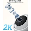 Iegeek 2k vidaus stebėjimo kamera, 2.4g/5ghz wlan kamera, auklės stebėjimo kamera, 15 m naktinis matymas, judesio aptikimas, automobilio sekimas, vieno paspaudimo patruliavimas, dvipusis garsas (balta 2)