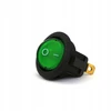 Įjungimo/išjungimo jungiklis, fiksavimo Led 20mm Žalias 12v