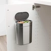 Ikea Brogrund Jutiklinis šiukšliadėžė 21 x 14 x 27 cm, nerūdijantis plienas