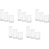 Ikea Cylinder Vazos, 3 vnt., bespalvis stiklas