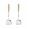 Ikea Vardagen lopetėlė wokui, nerūdijantis plienas/bukas, 36 cm