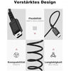 Įkrovimo laidas, suderinamas su Nintendo Ds Lite, 2 vnt., 1,2 m ilgio laidas tik Nintendo Ds Lite įkrovimo laidui, 1a juodas, 1,2 m