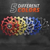 Impalapro dviračio pavarų perjungimo ratukai 15t/17t al7075 cnc su keraminiais guoliais - dviračio galinio pavarų perjungiklio skriemulys - shimano galinio pavarų perjungiklio ritinėlis - dviračio galinis pavarų perjungiklis - pavarų ratai