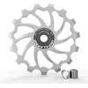 Impalapro dviračio pavarų perjungimo ratukai 15t/17t Al7075 Cnc su keraminiais guoliais - dviračio galinio pavarų perjungiklio skriemulys - shimano galinio pavarų perjungiklio ritinėlis - dviračio galinis pavarų perjungiklis - pavarų ratukai