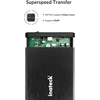 Inateck aliuminio usb 3.0 standžiojo disko dėklas, skirtas 2,5 colio / 3,5 colio sata hdd ir ssd, palaiko uasp ir 10 tb diskus (fe3001)
