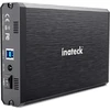 Inateck aliuminio usb 3.0 standžiojo disko dėklas, skirtas 2,5 colio / 3,5 colio sata hdd ir ssd, palaiko uasp ir 10 tb diskus (fe3001)