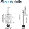 Increway Leveling Feet, 4 vnt. didelio atsparumo baldų lygintuvai, reguliuojamos lygiavimo kojelės, baldų kojelės stalui, spintelėms (3" reguliuojamo aukščio)