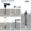 Index Fixing Systems Mta – 100 vnt. vyriškų inkarų didelėms apkrovoms (cinkuoti, Am10100, M10 x 100 mm, 10 mm skersmens)