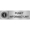 Informacinis ženklas "punkt Informacyjny" - nerūdijantis plienas