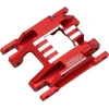 Injora rc slydimo plokštė cnc aliumininis transmisijos laikiklis, skirtas trx4m 1/18 rc vikšriniam automobiliui, atnaujinimo dalys 16 g, raudona