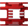 Injora rc slydimo plokštė cnc aliumininis transmisijos laikiklis, skirtas trx4m 1/18 rc vikšriniam automobiliui, atnaujinimo dalys 16 g, raudona