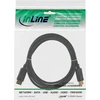 Inline® 17133p Displayport kabelis, 0.3 m, juodas, paauksuoti kontaktai