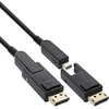 Inline® Displayport 1.4 Aoc kabelis, 8k 4k, 240hz, nuimami jungtys, ilgis 50m, 17250o