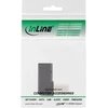 Inline® Displayport adapteris - Displayport jungtis, tėviška / moteriška - užlenktas į viršų