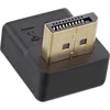Inline® Displayport adapteris - Displayport jungtis, tėviška / moteriška - užlenktas į viršų