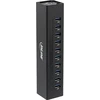 Inline® Usb 3.0 šakotuvas su aliuminio korpusu ir 4a maitinimo šaltiniu (10 prievadų), juodas