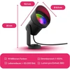 Innr Išmanus sodo prožektorius Xl, Zigbee, veikia su Hue* ir Alexa (reikalingas tiltelis), baltas ir spalvotas, Led prožektorius, lauko prožektorius, Ip67 atsparus vandeniui, pilnas komplektas (2 vnt.)