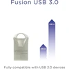 Integral 256 Gb Usb atmintinė 3.2 Gen 1 „flash Drive Fusion“ su metaliniu korpusu, iki 110 Mb/s