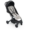 Interbaby - Don Algodón universalus reversible sėdynės užvalkalas - Vichy pilkas arba gėlių kolekcija - vasarinis vežimėlio ir automobilinės kėdutės pagalvėlė