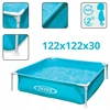 Intex Stačiakampio formos karkasinis baseinas 122x122x30 cm pramogoms lauke