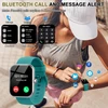 Išmanusis laikrodis vyrams ir moterims su telefono funkcija, 1,96 colio hd jutiklinis fitneso laikrodis su širdies ritmo monitoriumi, miego monitoriumi, žingsniamačiu, fitneso sekikliu, 113+ sporto režimų, ip68 vandeniui atsparus sportinis laikrodis