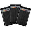 Isolatech termiškai susitraukiančių vamzdelių rinkinys 2:1 be klijų, juodas, 1 mm skersmens, 6,0 m ilgio (30 x 20 cm) ir 2 mm skersmens, 5,0 m ilgio (25 vnt. x 20 cm)