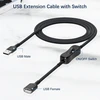 Itramax Usb prailginimo laidas su jungikliu, 2m