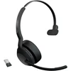 Jabra Evolve2 55 - Air Comfort belaidės mono ausinės - triukšmą slopinančios mikrofonai ir Anc - suderinamos su visomis Uc platformomis, tokiomis kaip Zoom ir Google Meet - juodos