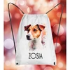 Jack russell terjerų mokyklinė kuprinė su vardu