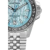 Jacques Lemans Liverpool Diver 1-2205 vyriškas laikrodis su silikonine apyranke ir odiniu paviršiumi arba metaline apyranke, 41 mm, data, 20 Atm